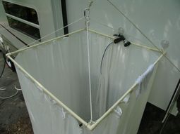 travel trailer shower curtain replacement