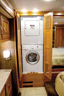 smallest travel trailer with laundry
