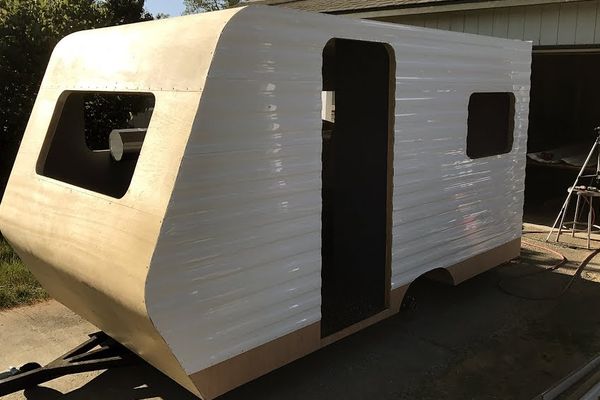 DIY Homemade Camper Siding What Can You Use For RV Siding 