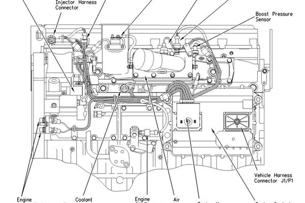 Cat-3126-Fuel-System-Diagram-(HEUI-Pump-Diagram)