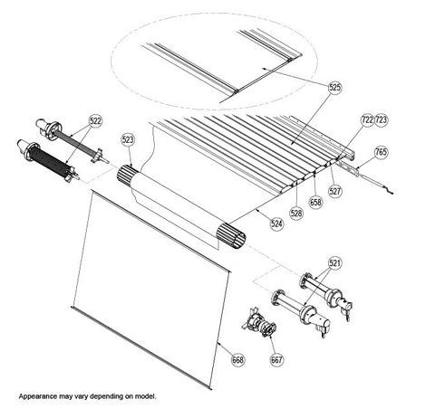Dometic-weather-pro-awning-parts-diagram